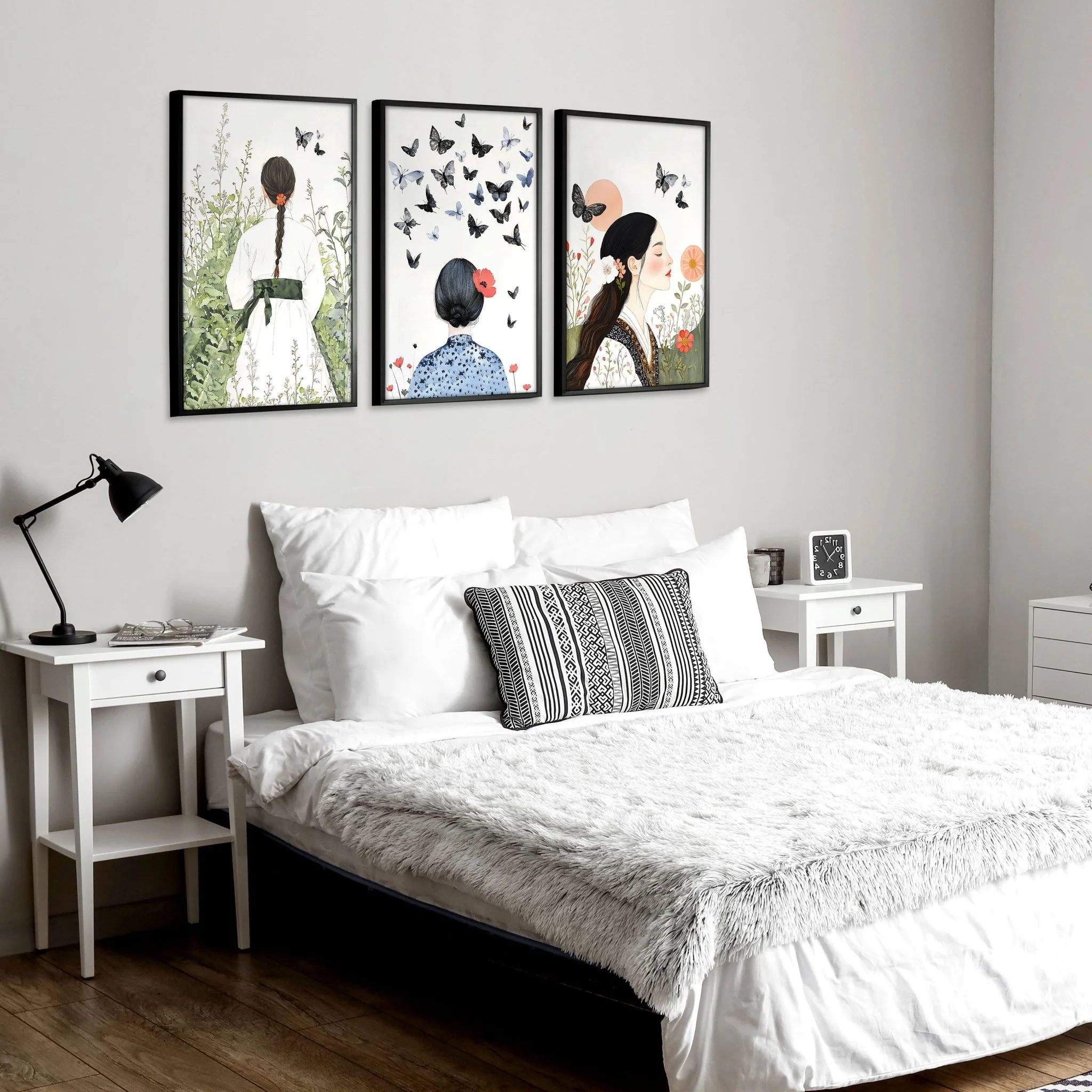 Bedroom Wall Art Decor | Set of 3 Wall art Prints - Image 2
