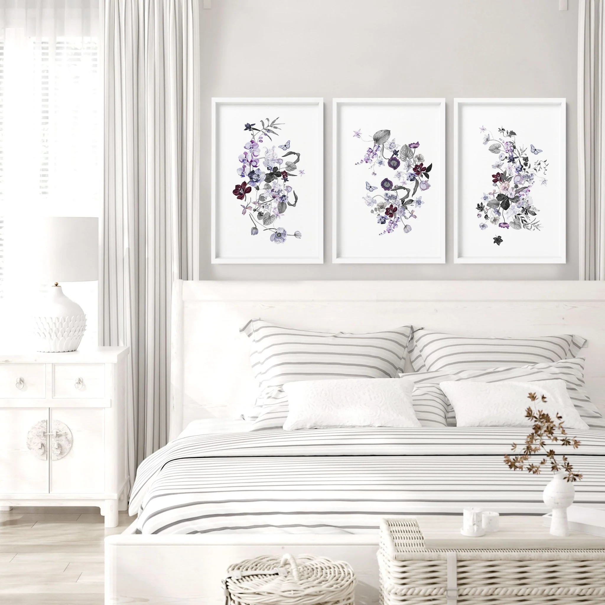 Bedroom wall picture | set of 3 prints for bedroom walls - Image 2