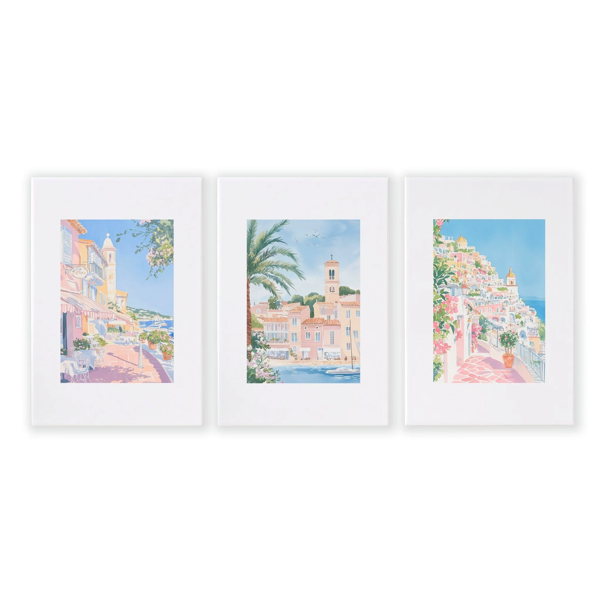 Best Wall Art For Living Room | Set of 3 Beach Decor Wall art Prints - Image 15