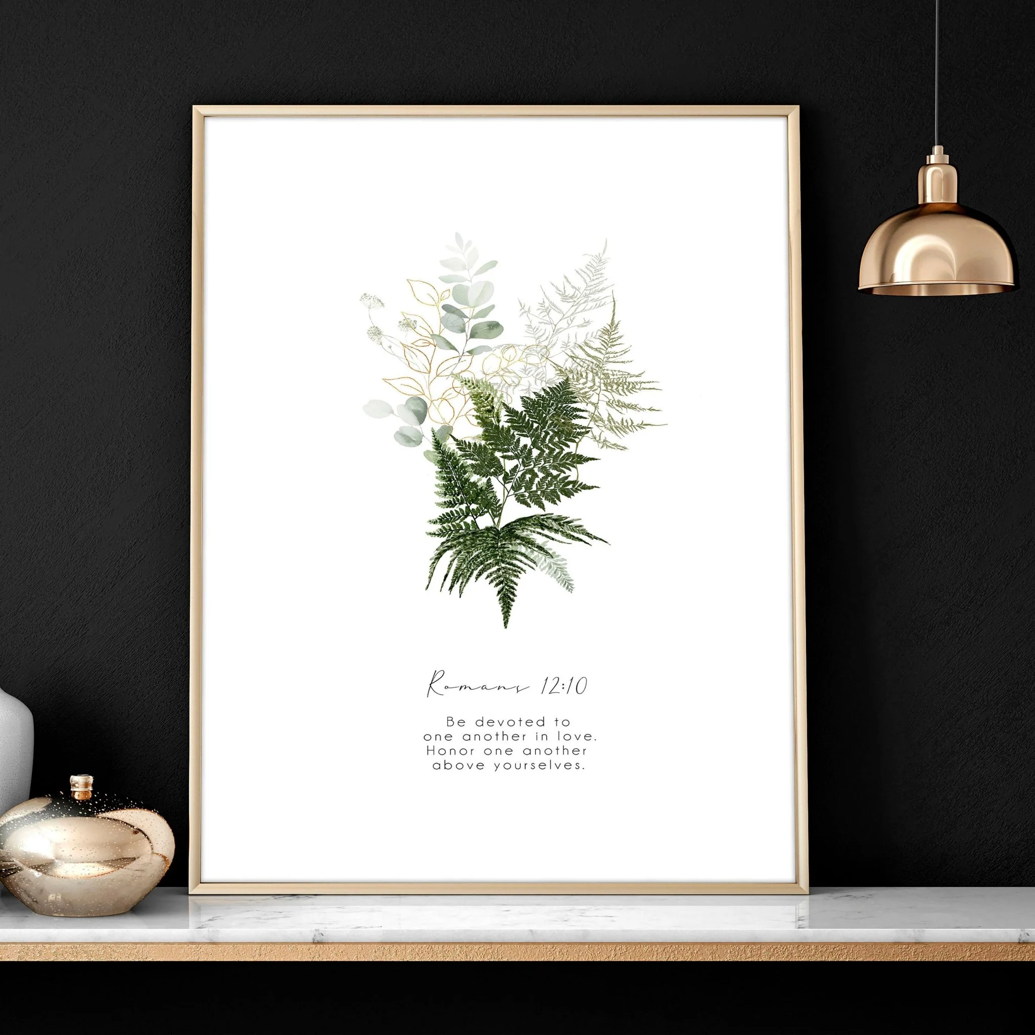 Bible verse wall art for living room | set of 3 wall art prints - Image 6