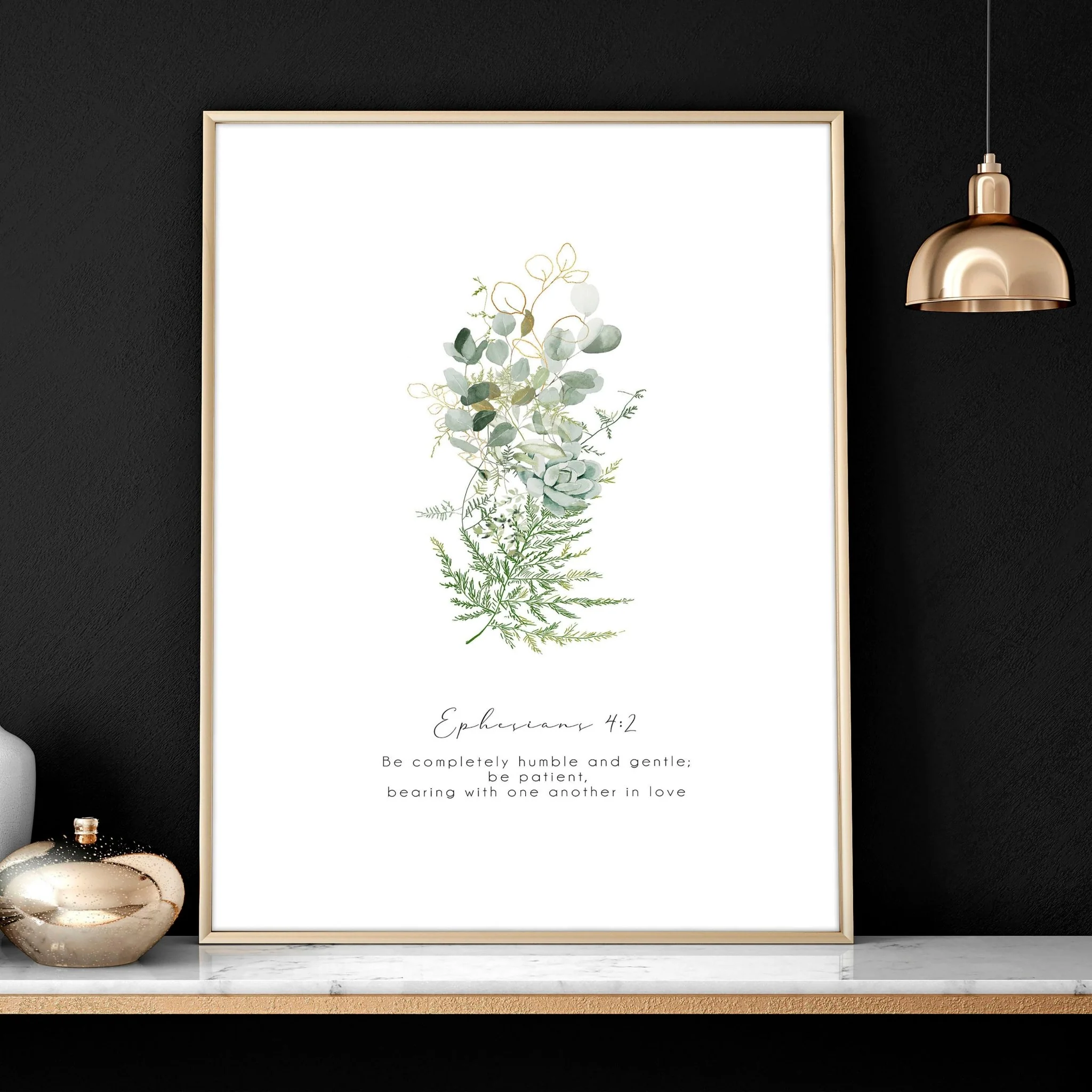 Bible verse wall art for living room | set of 3 wall art prints - Image 7