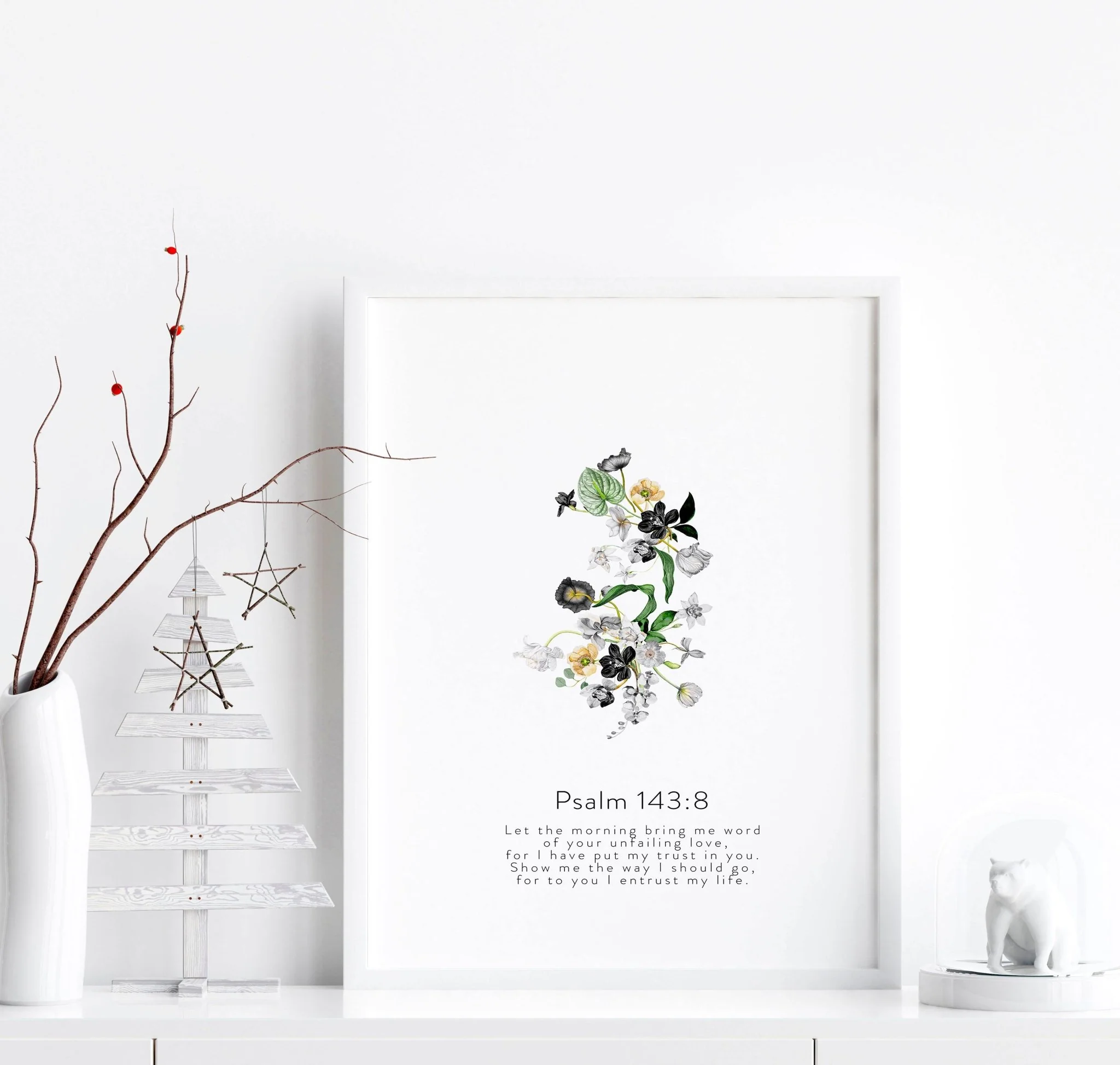 Bible wall art for bedroom | set of 3 wall art prints - Image 5