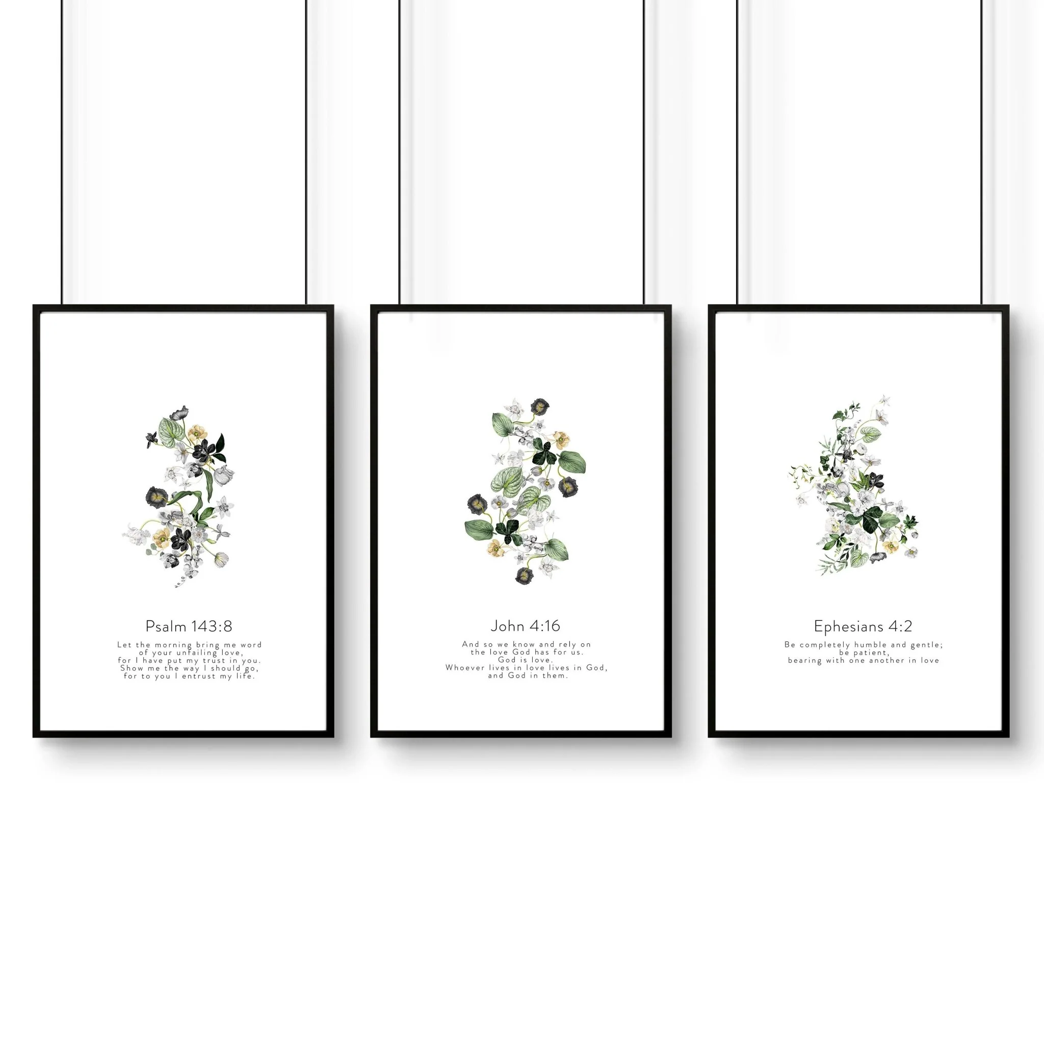 Bible wall art for bedroom | set of 3 wall art prints - Image 8