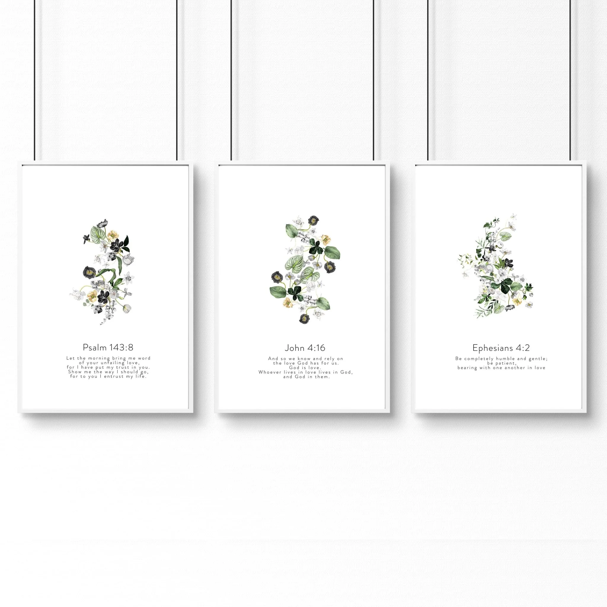 Bible wall art for bedroom | set of 3 wall art prints - Image 9