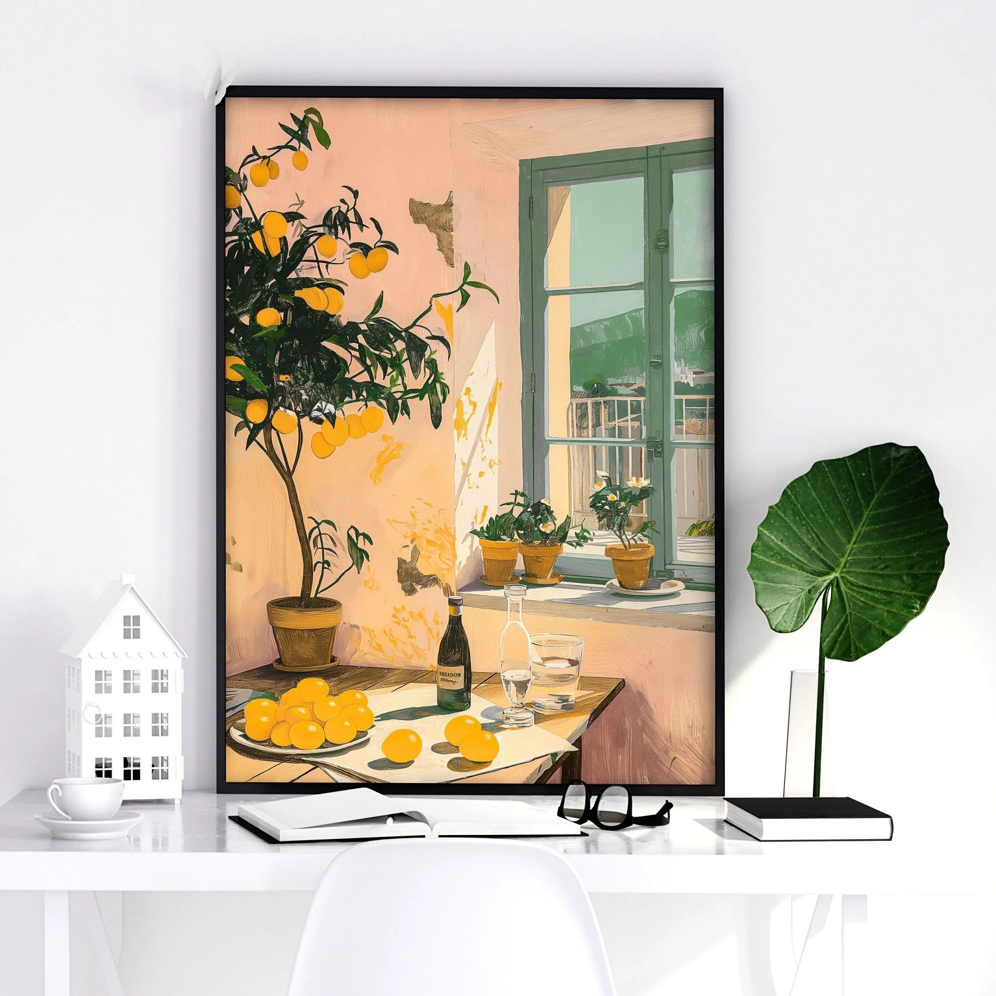 Big Canvas For Home Office | Set of 3 Italian Lifestyle Wall art Prints - Image 12