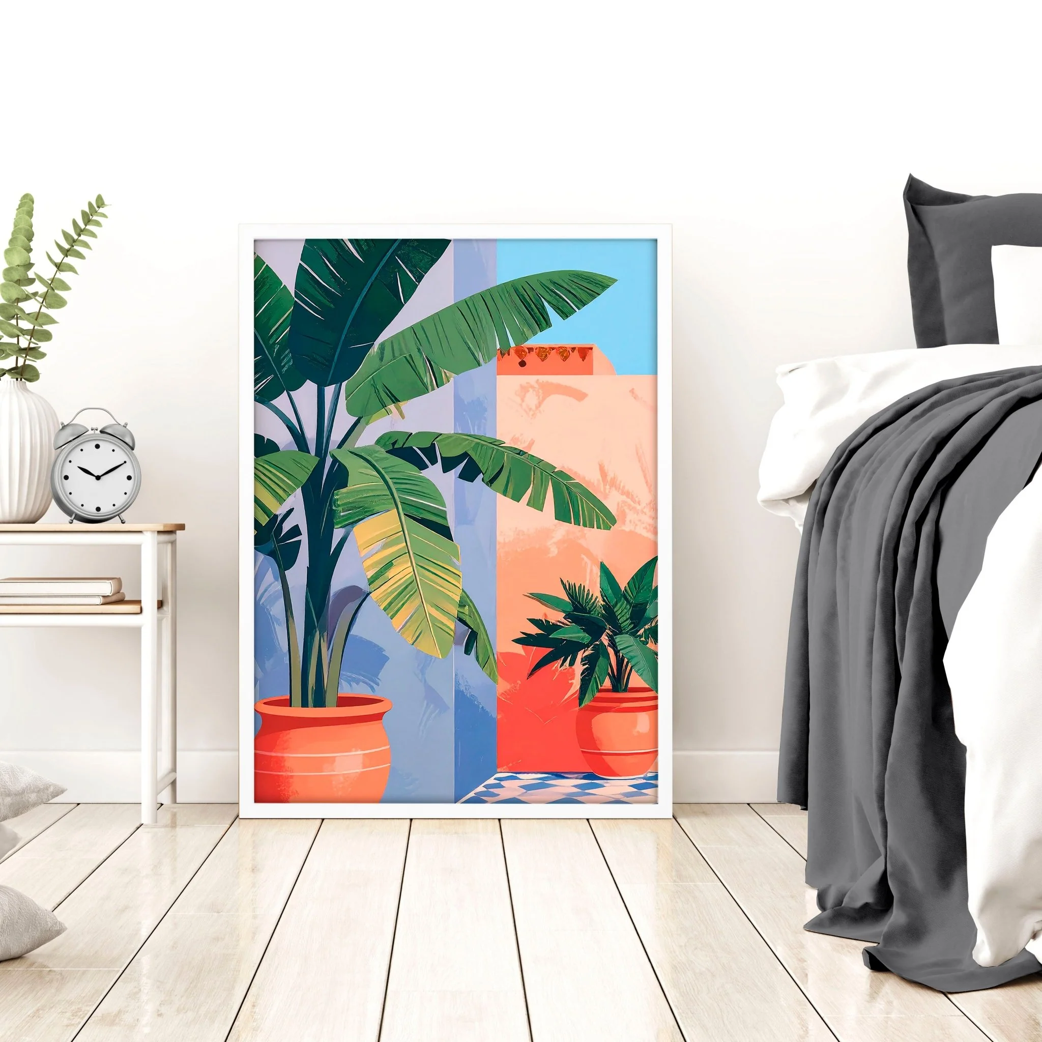Big Framed Wall Art | Set of 2 Moroccan Inspired Wall art Prints - Image 6