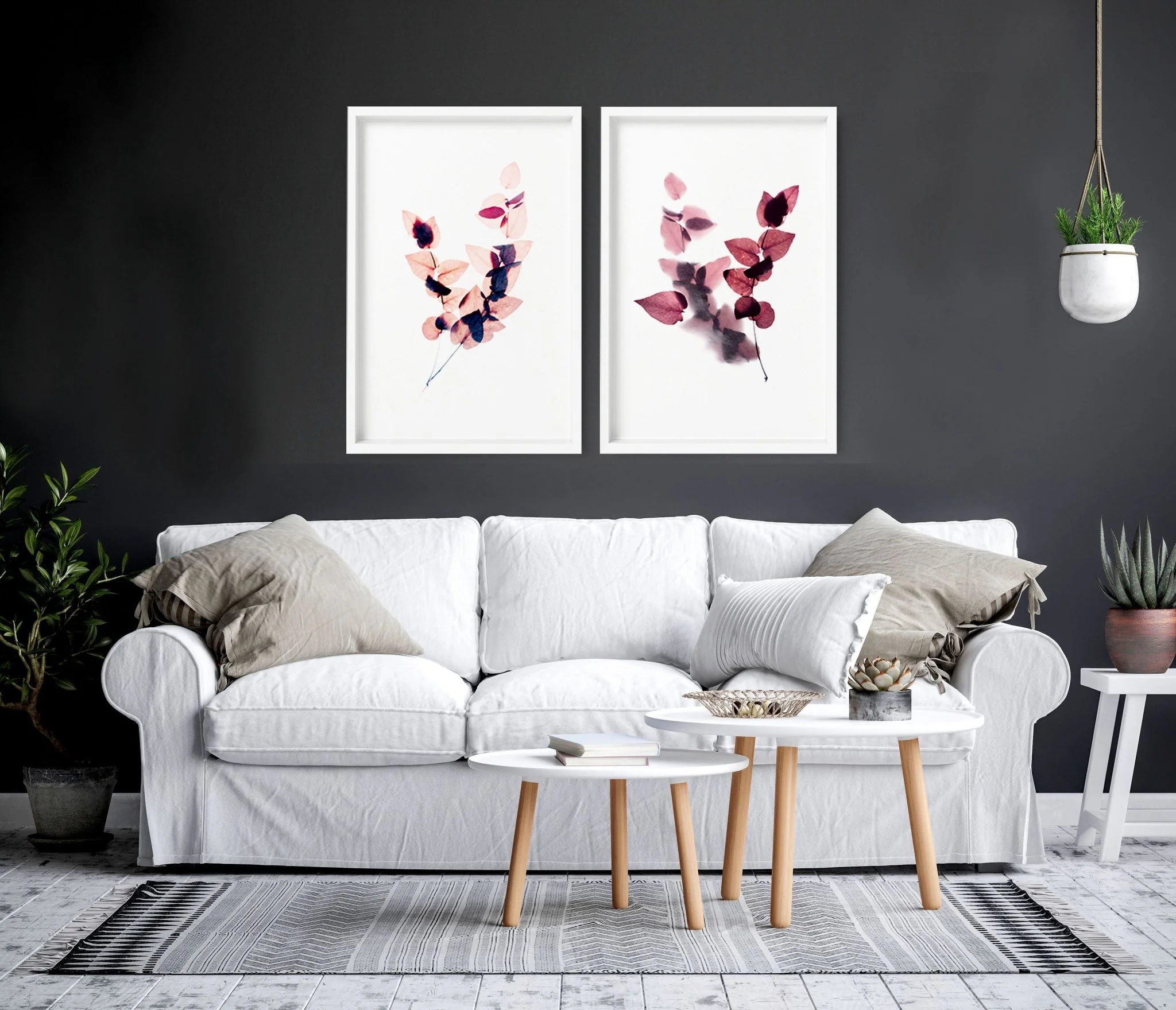 Big pictures for living room | set of 2 wall art - Image 6