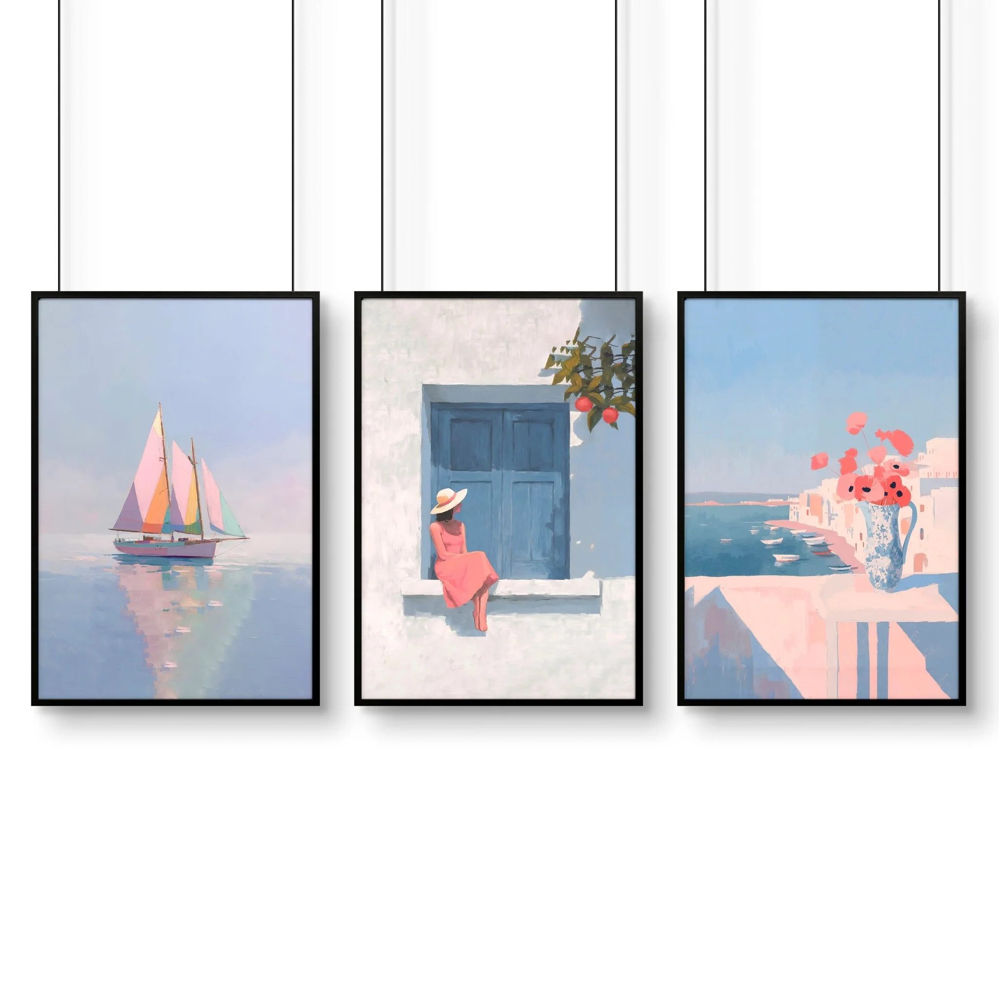 Big Poster For Home Office | Set of 3 Italian Lifestyle Wall art Prints - Image 9