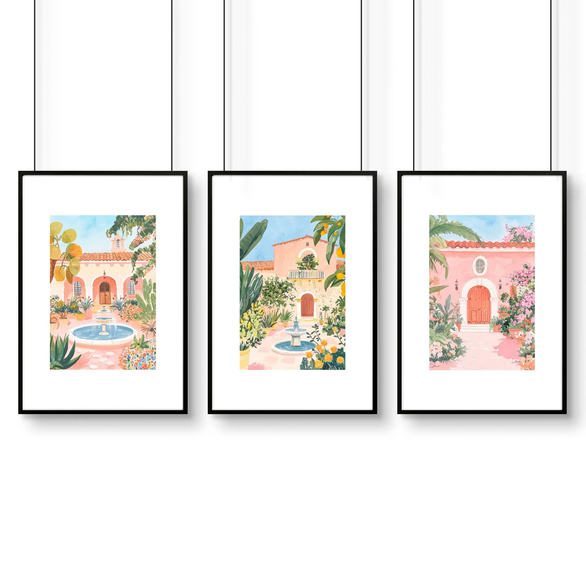 Big Wall Frames | Set of 3 Beach Decor Wall art Prints - Image 13