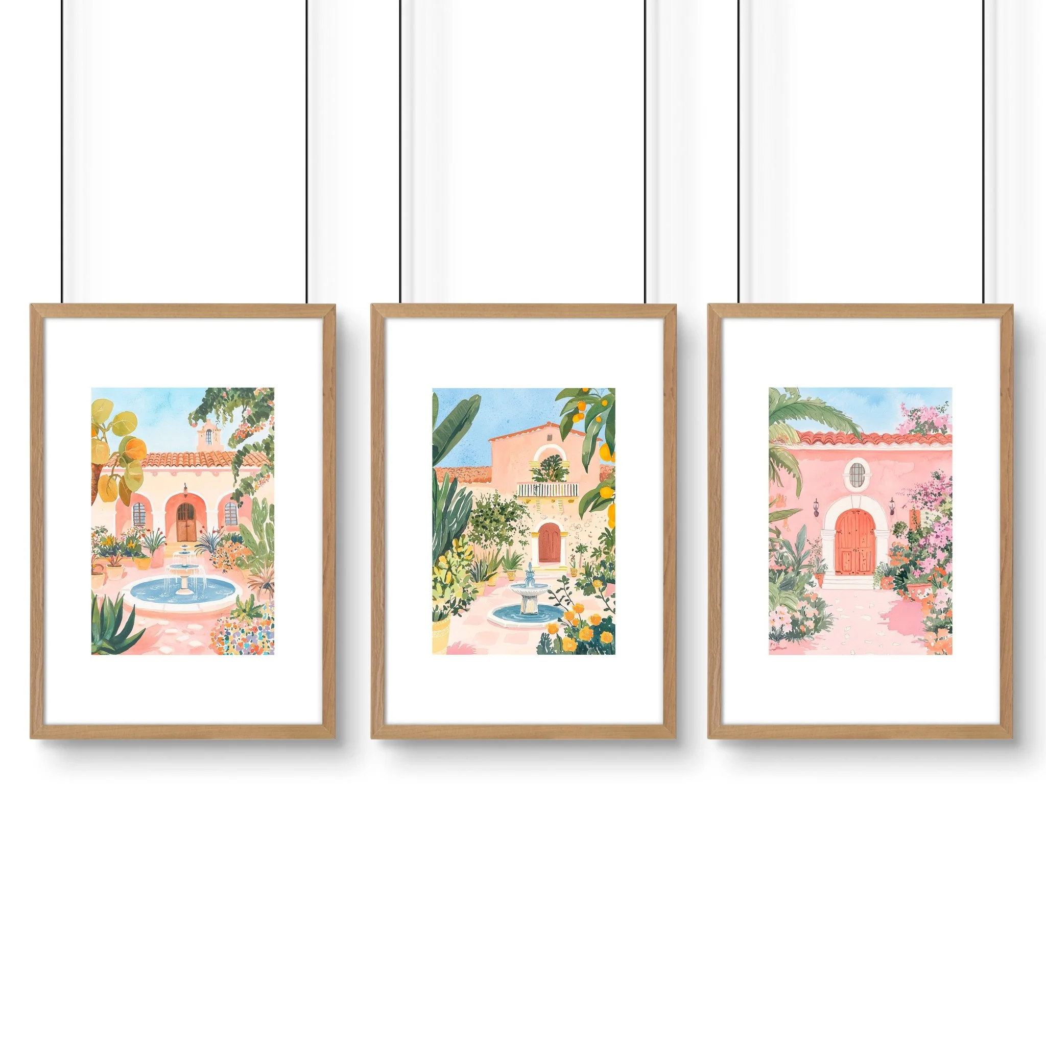 Big Wall Frames | Set of 3 Beach Decor Wall art Prints - Image 14