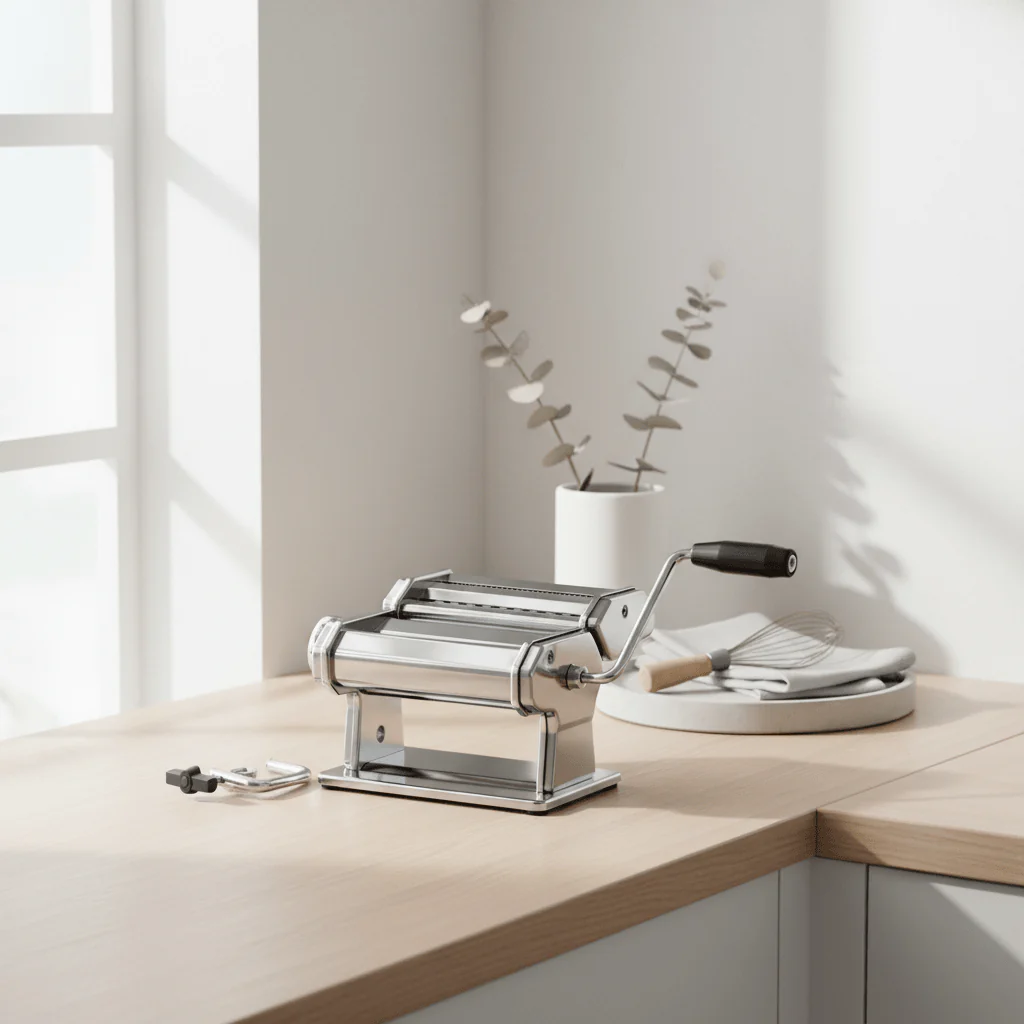 Black and Chrome Pasta Maker - Image 3