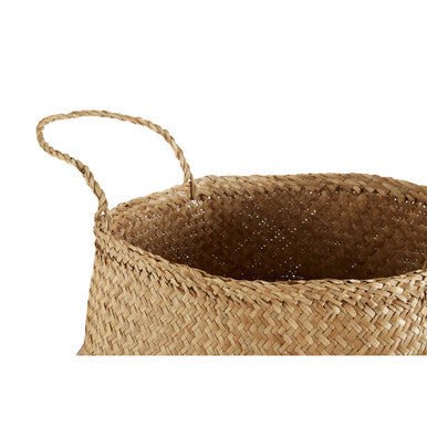 Black And Natural Medium Seagrass Basket - Image 8