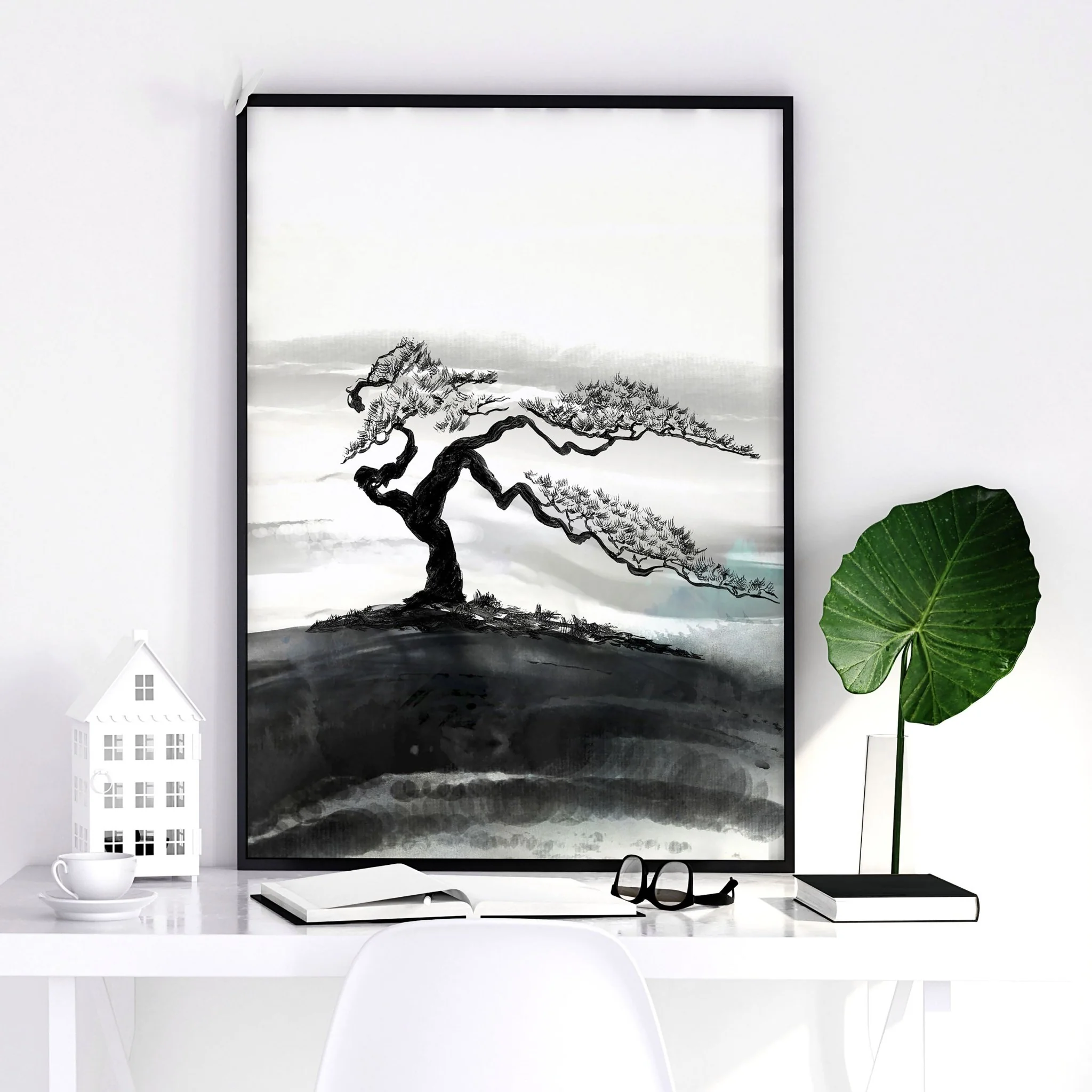 Black And White Japanese Art | Set of 3 wall art prints - Image 7