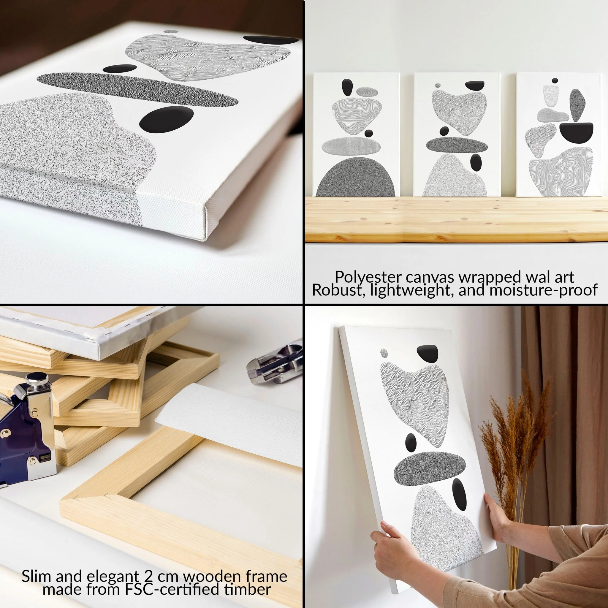 Black And White Poster Prints | Set of 3 wall art prints - Image 10
