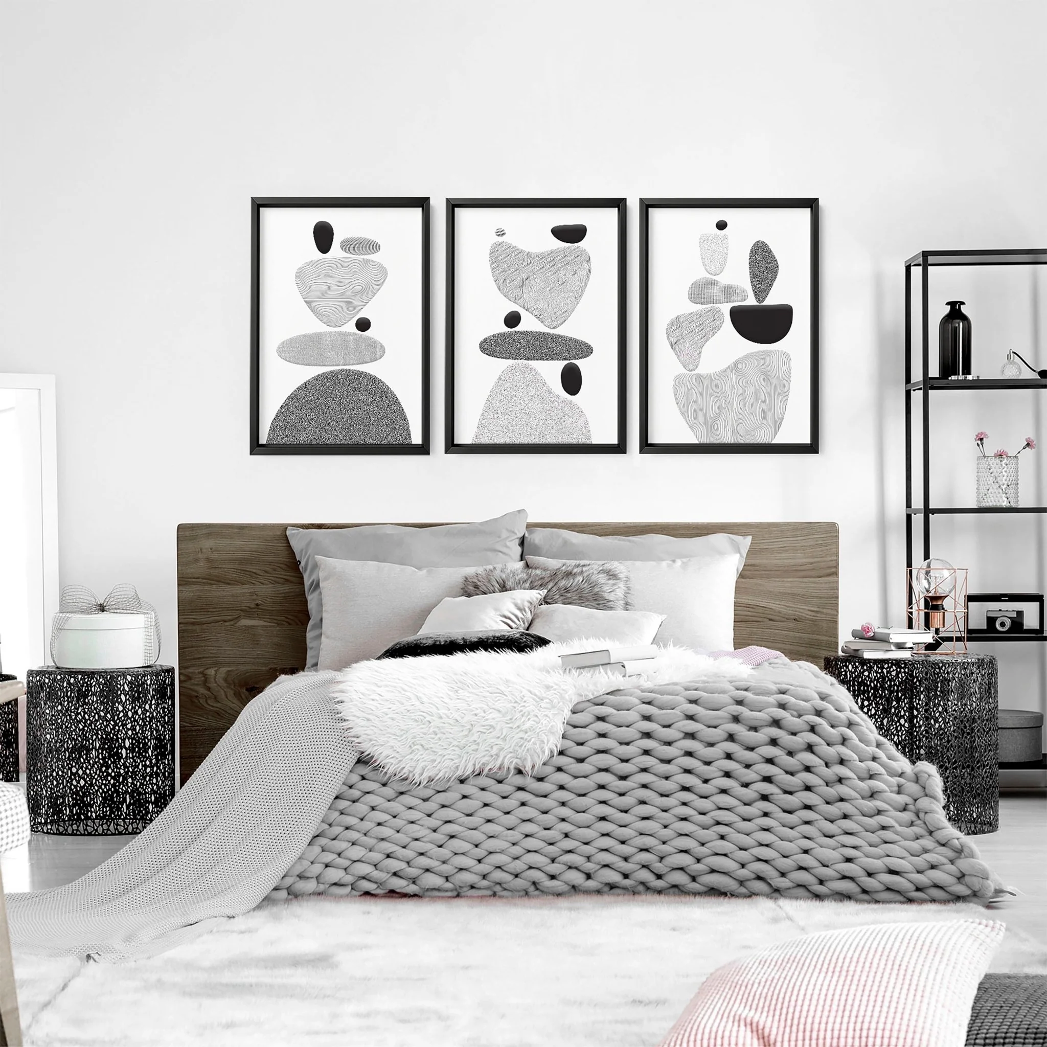 Black And White Poster Prints | Set of 3 wall art prints - Image 5