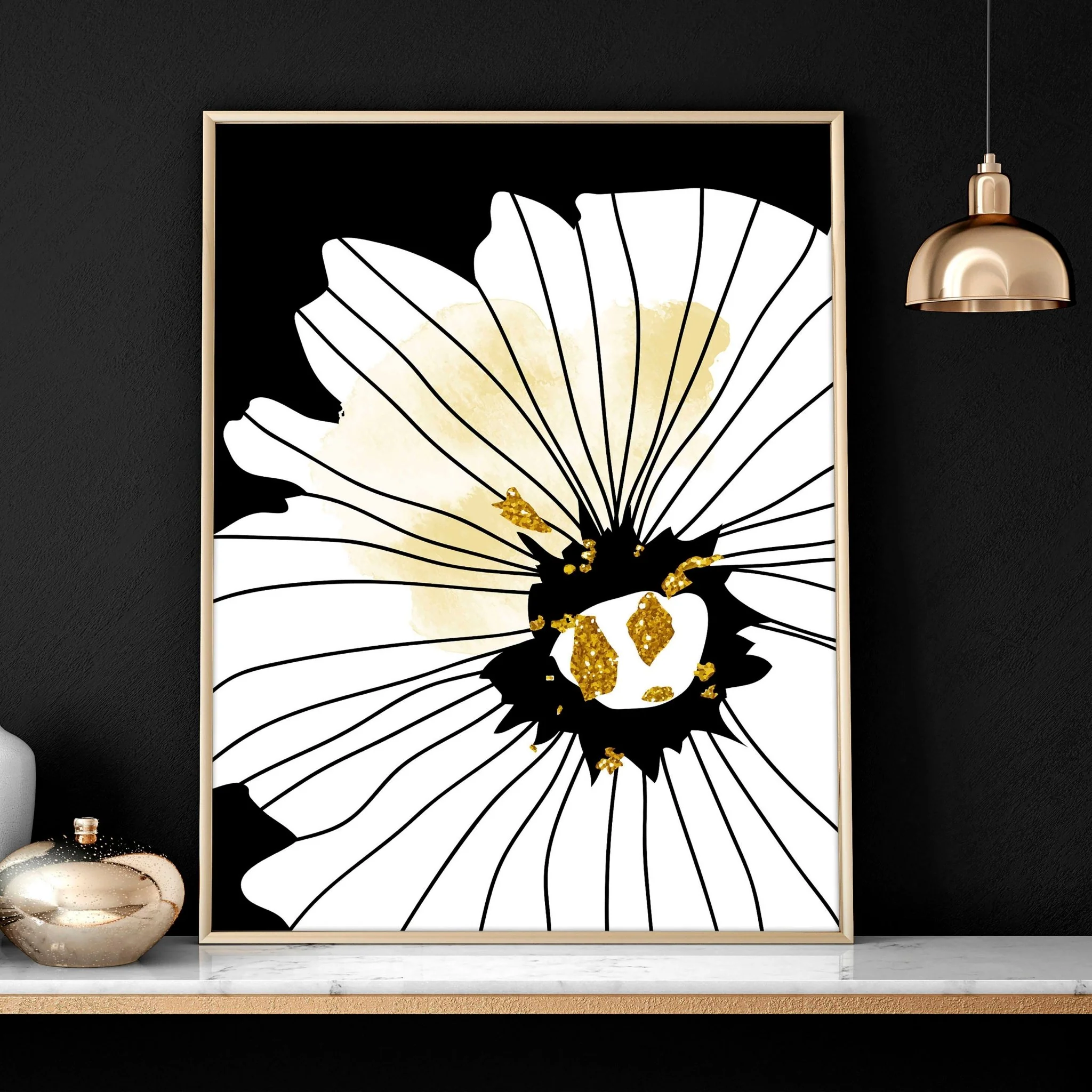 Black and white prints set of 3 |  framed wall art prints - Image 3