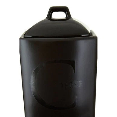 Black Text Coffee Jar - Image 6