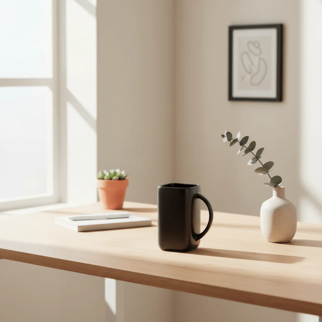 Black Text Mug - Image 3