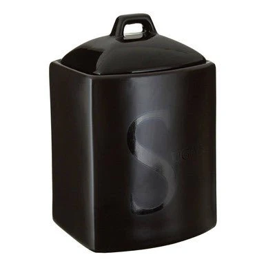 Black Text Sugar Jar - Image 5