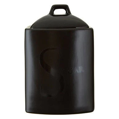 Black Text Sugar Jar - Image 7