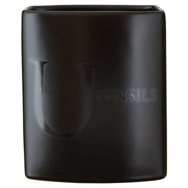 Black Text Utensil Holder - Image 7