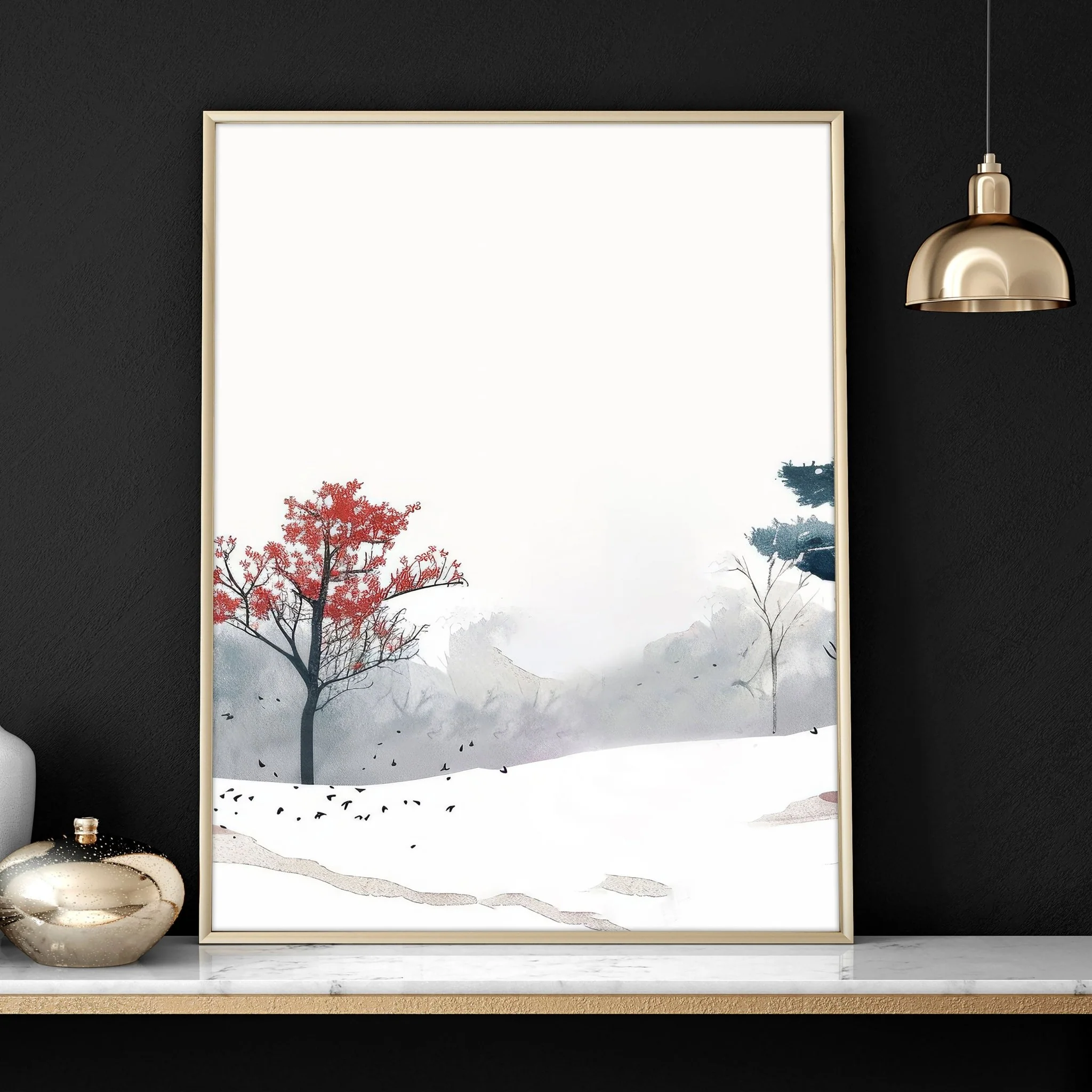Blue Wall Art For Living Room | Set of 3 wall art prints - Image 10
