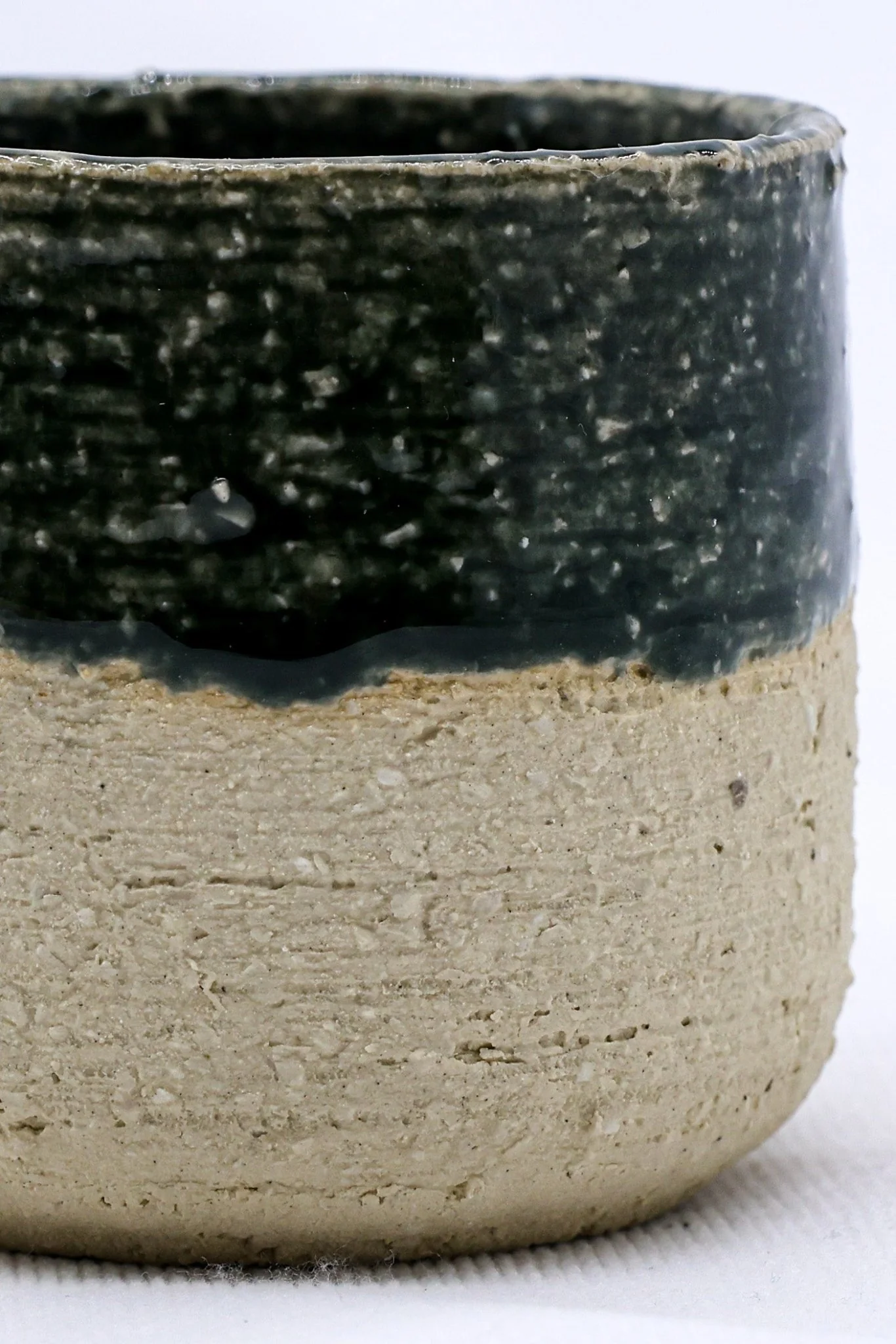Bluvio Handmade Ceramic Milled Stoneware Espresso Mug - Image 2