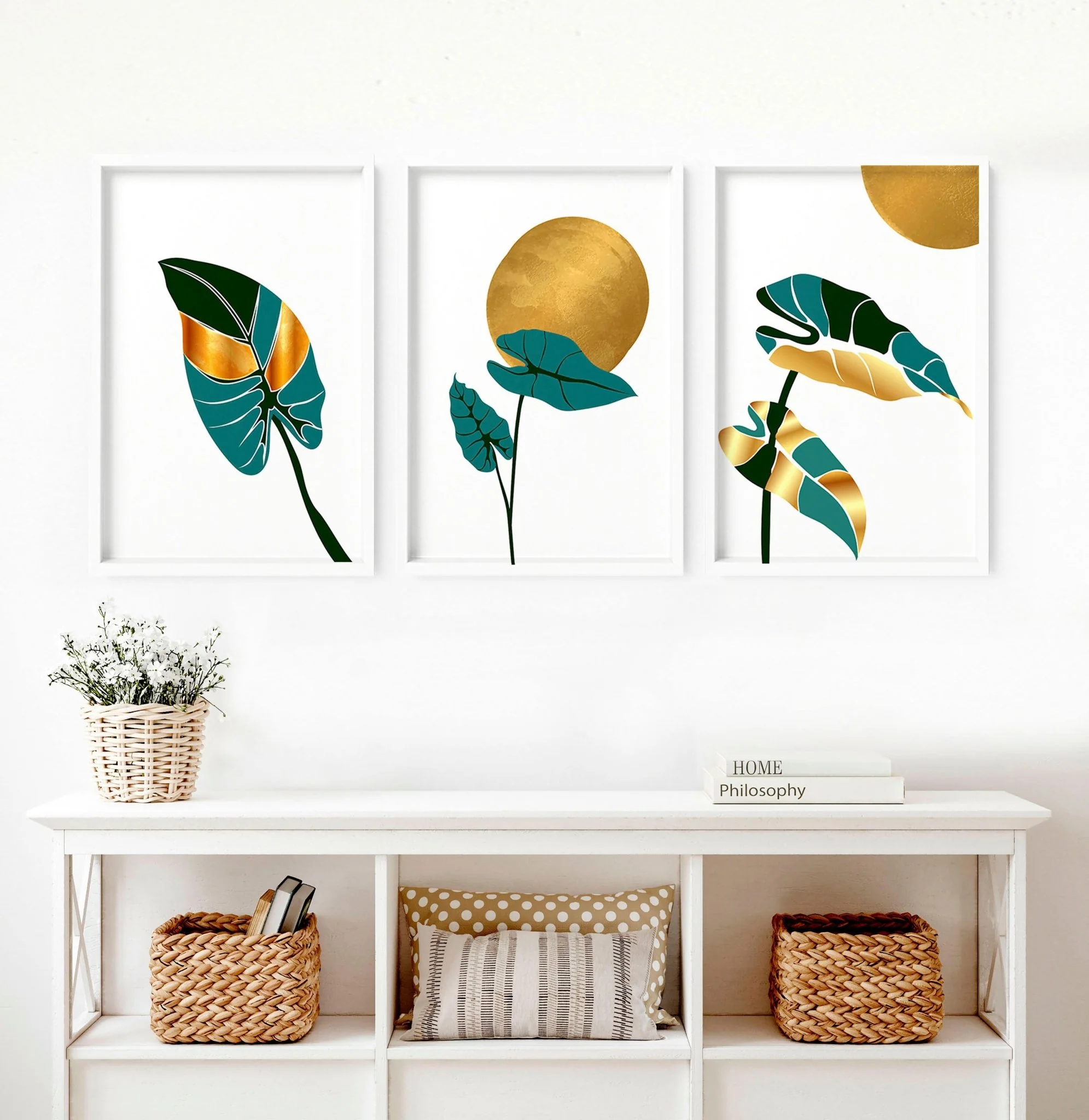 Bohemian decor living room | set of 3 wall art prints - Image 3