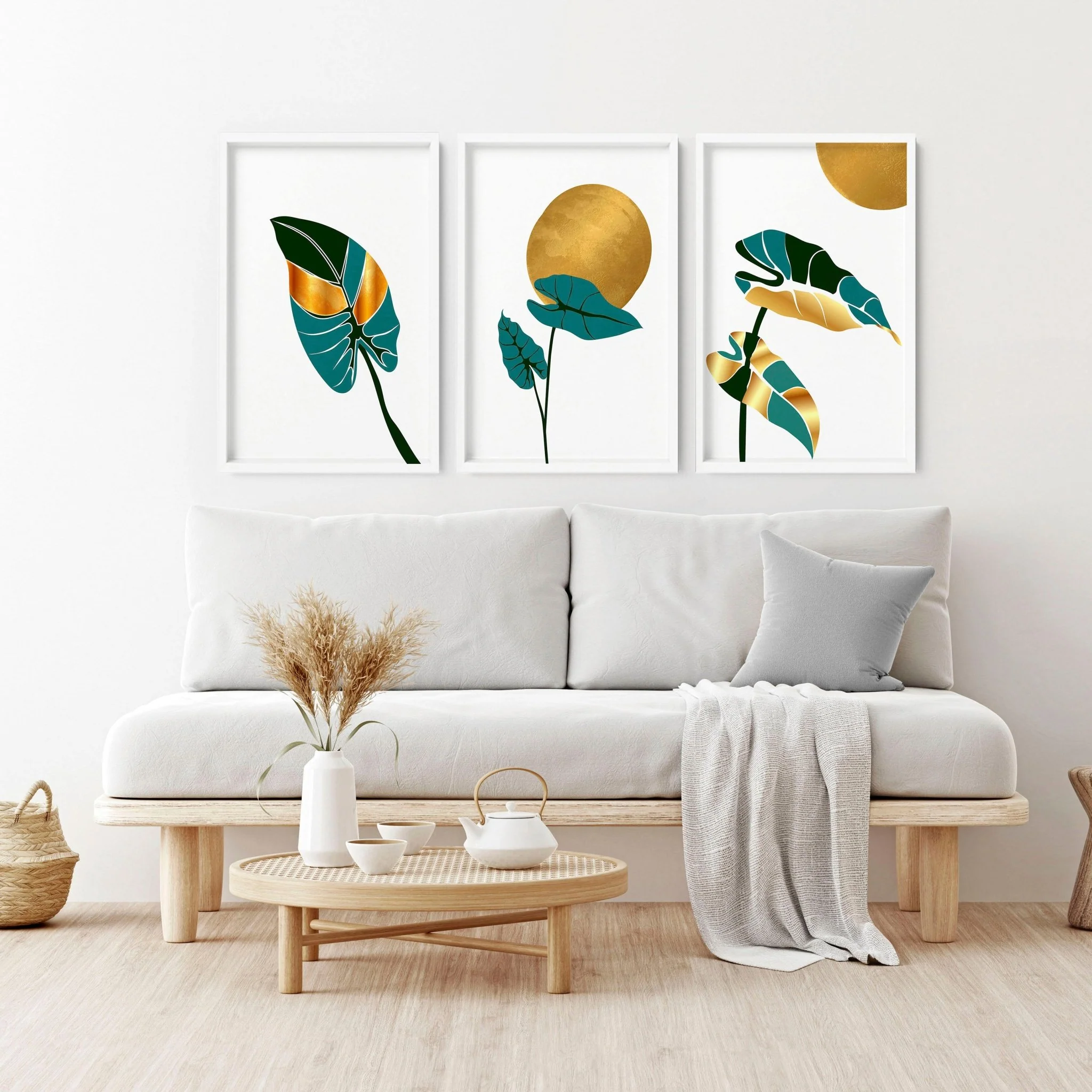 Bohemian decor living room | set of 3 wall art prints - Image 8