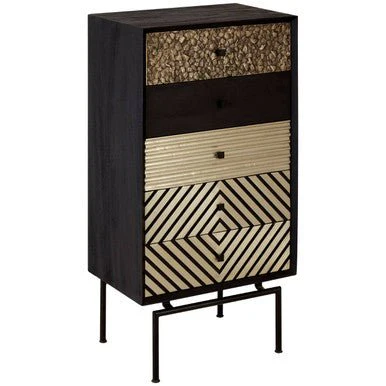 Boho 5 Drawer Cabinet - Image 5