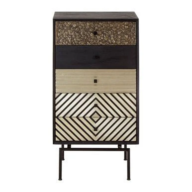 Boho 5 Drawer Cabinet - Image 9