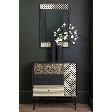 Boho Black Wall Mirror - Image 6