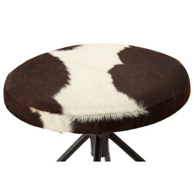 Boho Cowhide Bar Stool - Image 6