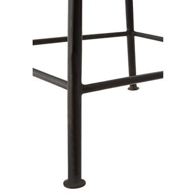 Boho Cowhide Bar Stool - Image 8