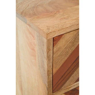 Boho Five Drawer Mango Wood Chest - Image 12