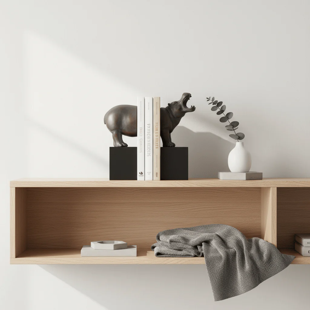 Boho Hippo Bookends - Image 3