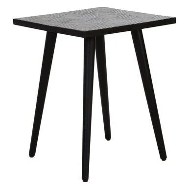 Boho Side Table With Angular Base - Image 5