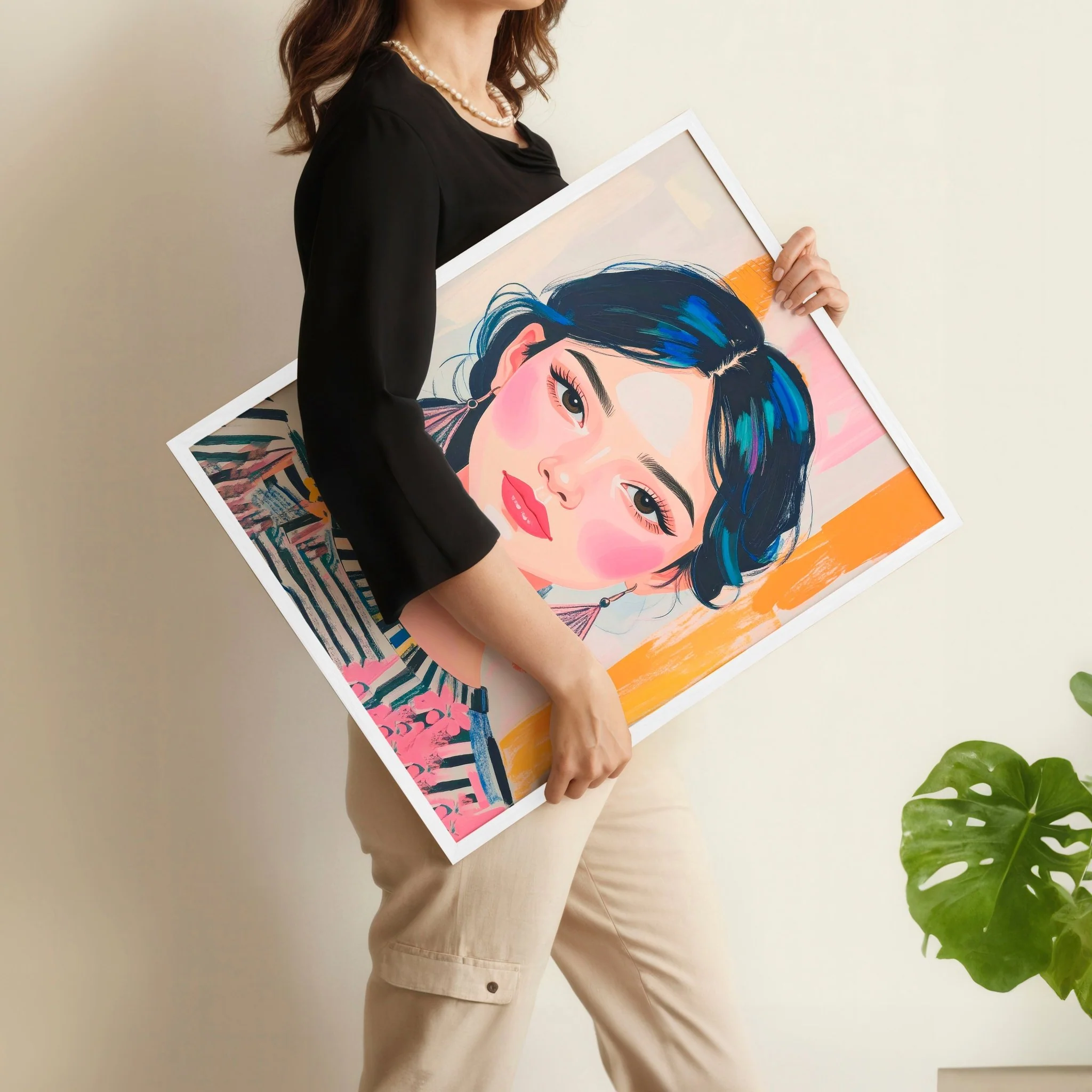 Boho Wall Art | Set of 3 Boho Women Wall art Prints - Image 5