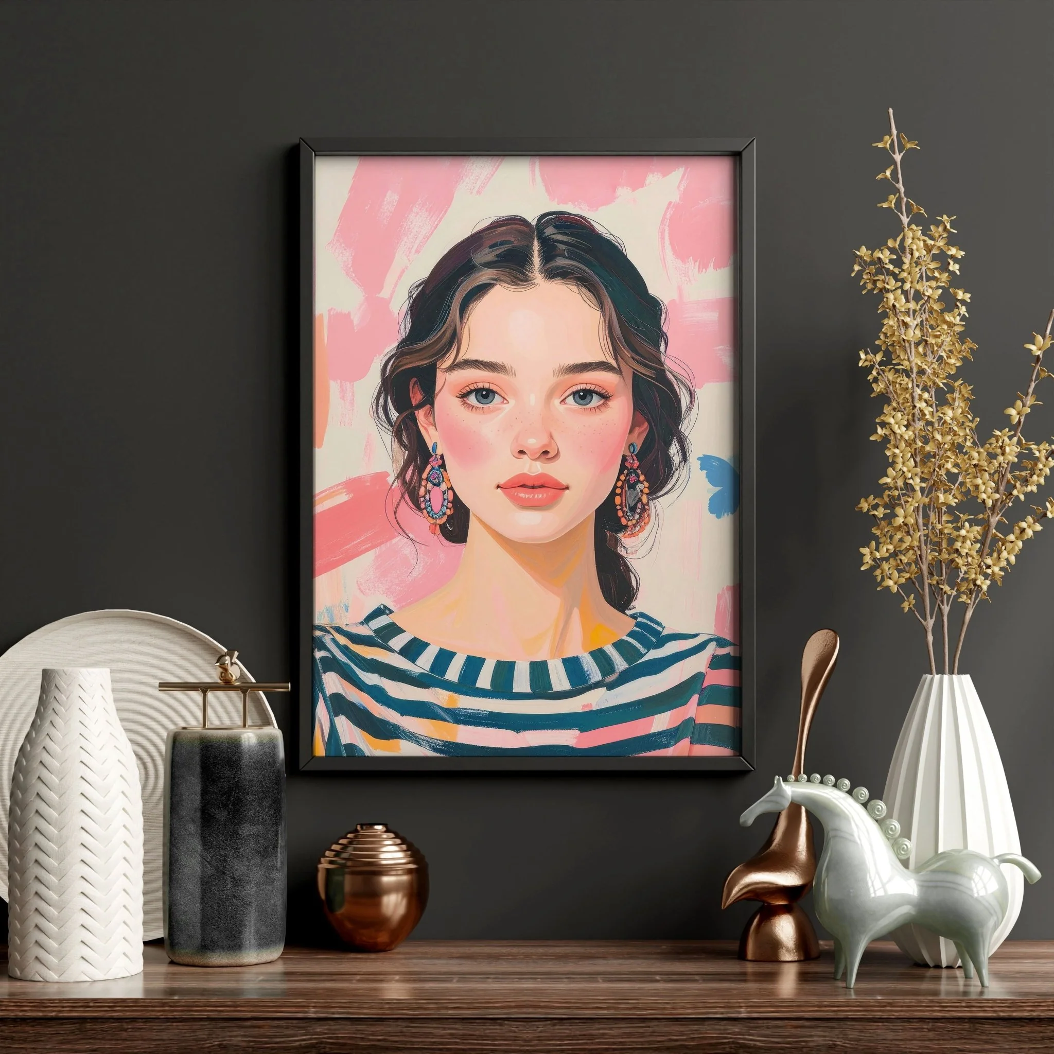 Boho Wall Art | Set of 3 Boho Women Wall art Prints - Image 9