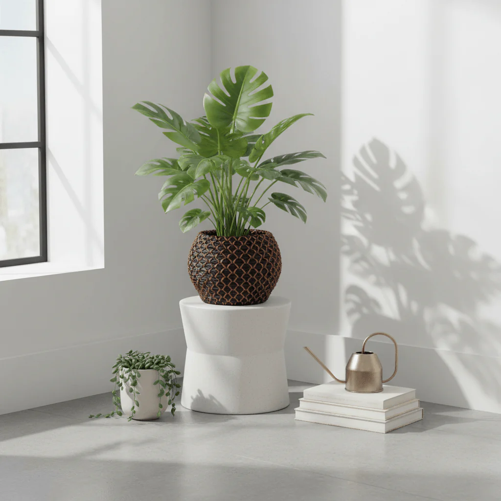 Bora Seagrass Basket Planter - Image 4