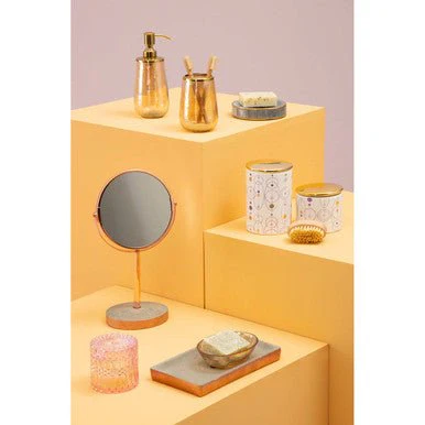 Bosco Grey Marble and Gold Soap Dish - Image 8