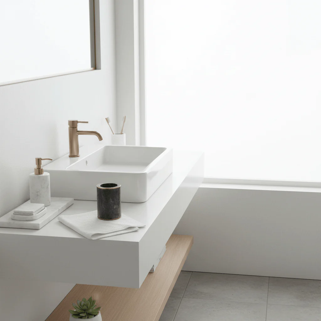 Bosco Grey Marble and Gold Tumbler - Image 4