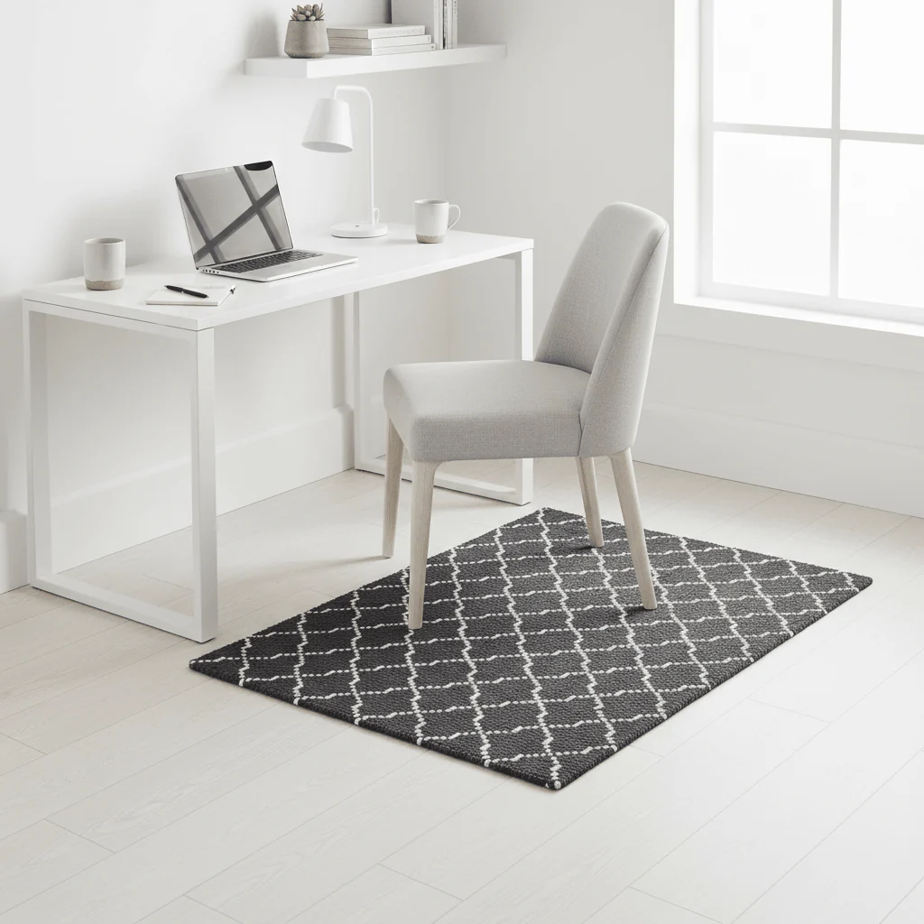 Bosie Kensington Townhouse Large Diamond Lattice Rug - Image 3