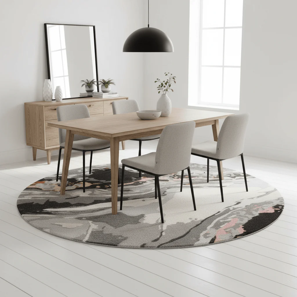 Bosie Moyo Round Rug