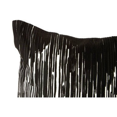 Bosie Ozella Black and White Embroidered Cushion - Image 8