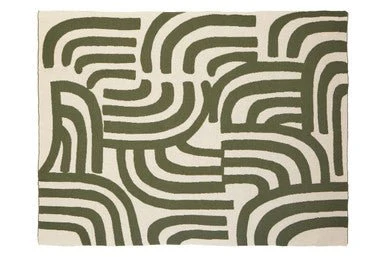 Bosie Ozella Natural And Green Throw - Image 5