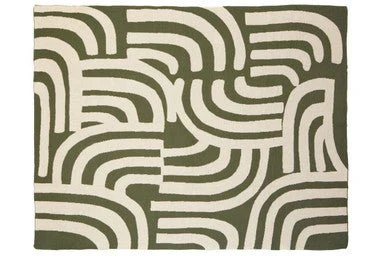 Bosie Ozella Natural And Green Throw - Image 7