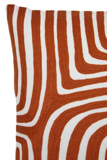 Bosie Ozella Rust And White Cushion - Image 12