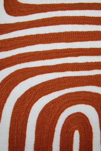 Bosie Ozella Rust And White Cushion - Image 14