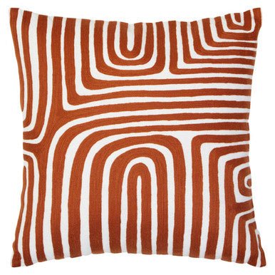 Bosie Ozella Rust And White Cushion - Image 5